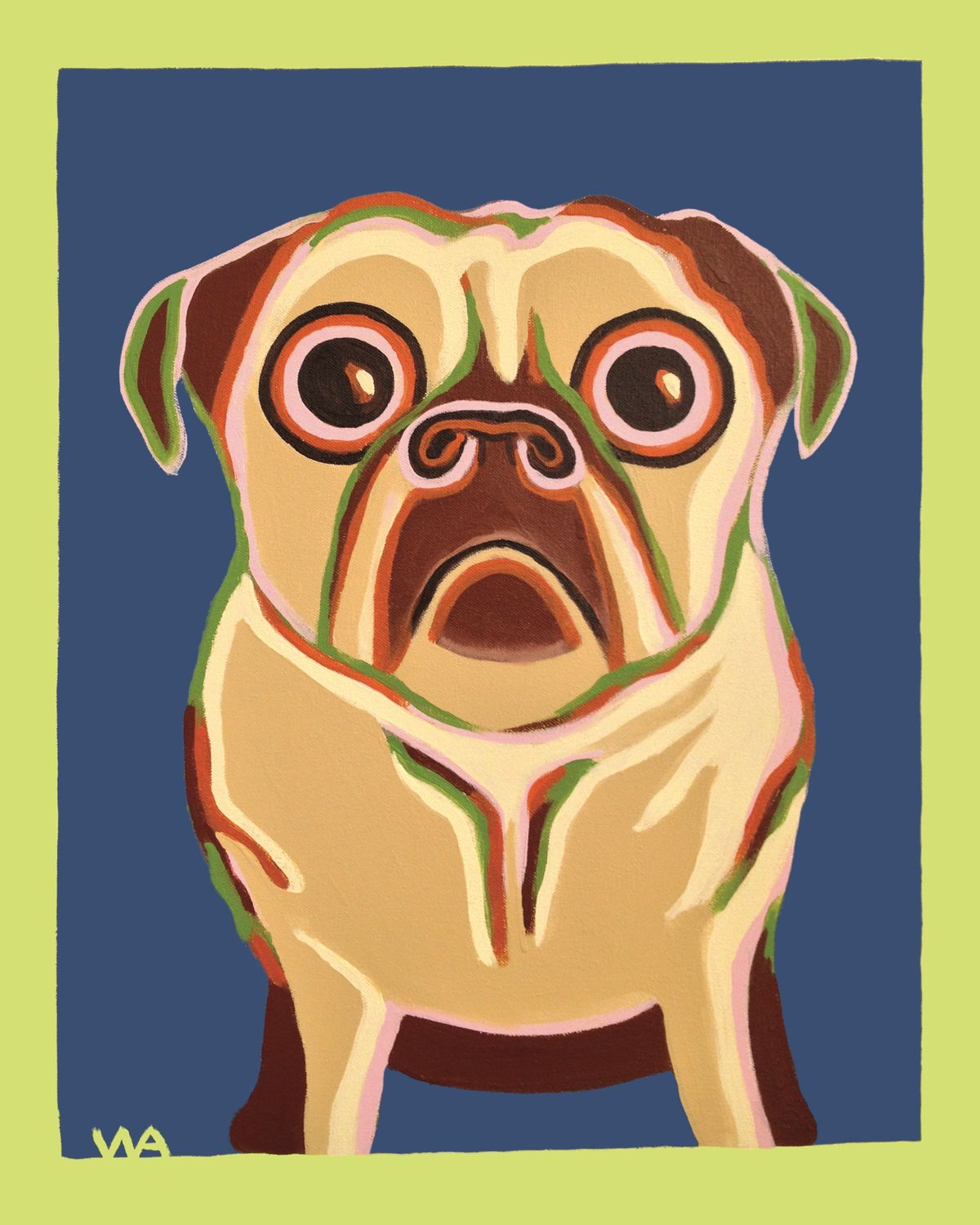 Pug Dog Print