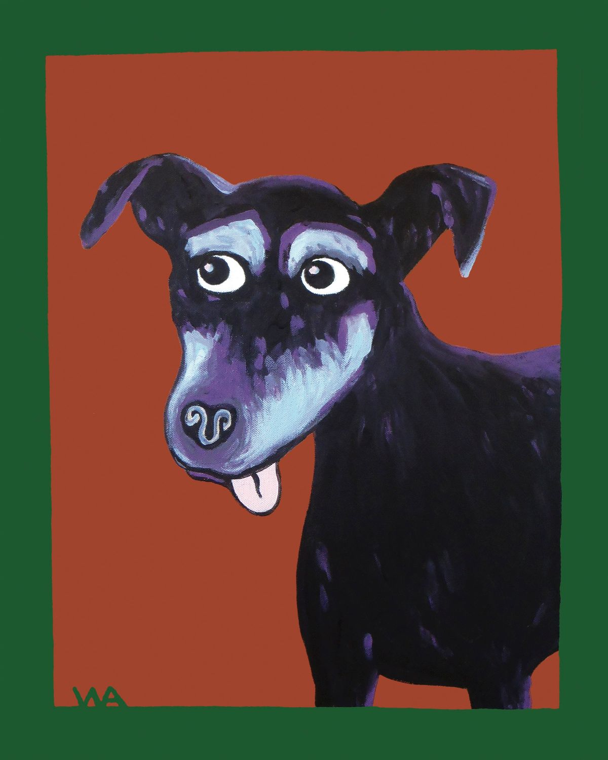 Lily Dog Print