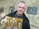Ticket to Jon Langford August 15, 7pm at 14 BC Gallery