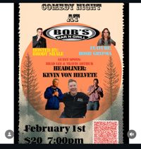 Comedy night at Bobs Bar N Grill