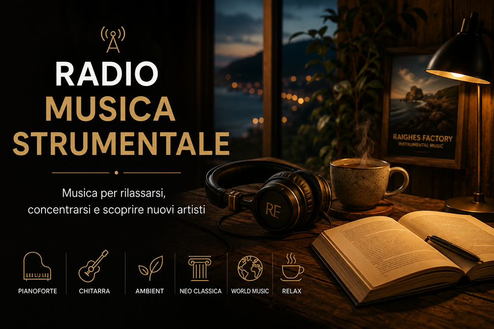 RADIO MUSICA STRUMENTALE - Musica per rilassarsi, concentrarsi e scoprire nuovi artisti