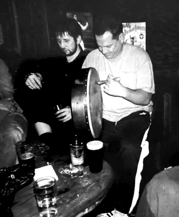 Shane Macgowan bodhran Seanchaí Irish Rebel Hip Hop New York Chris Byrne Ursula Garry Andrew Harkin The Burren 