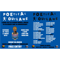 Poetical Outlaws @ Diego's Joint Sunderland