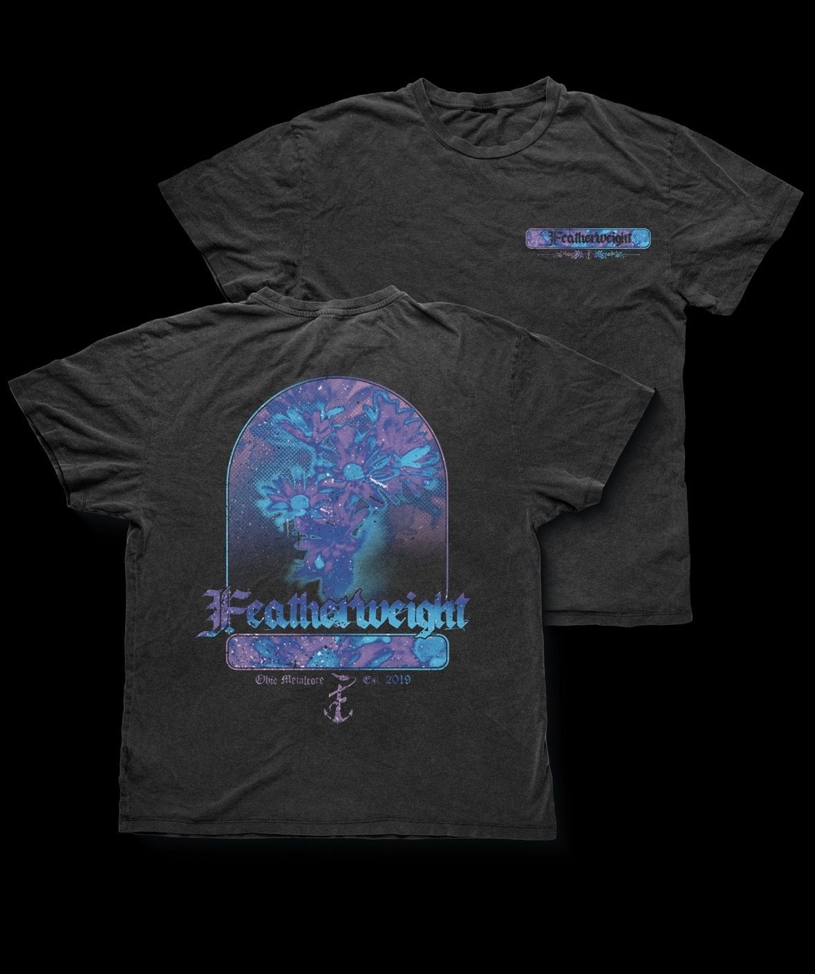 Purple Flower Badge Shirt