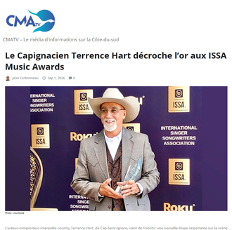 Terrence Hart 2026 ISSA GOLD AWARD CMATV 09.01.26