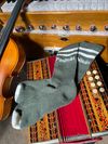 Wool-Blend Crew Socks - Faoileán Logo