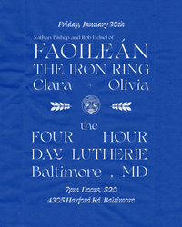 Rob and Nathan of Faoileán, The Iron Ring, and Clara + Olivia,