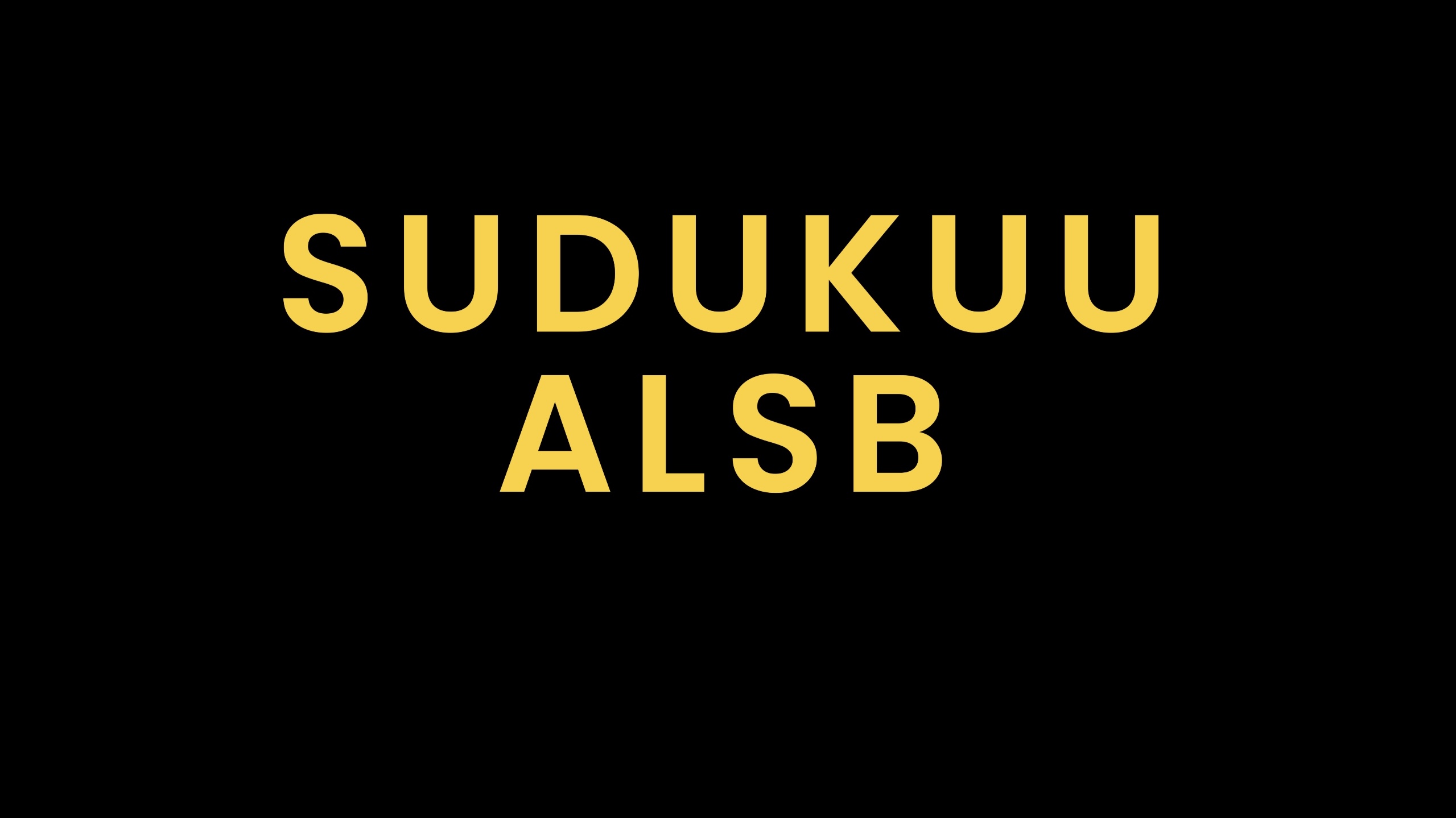 SUDUKUU ALSB