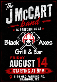 The J McCart Band @ Black Axes Grill & Bar