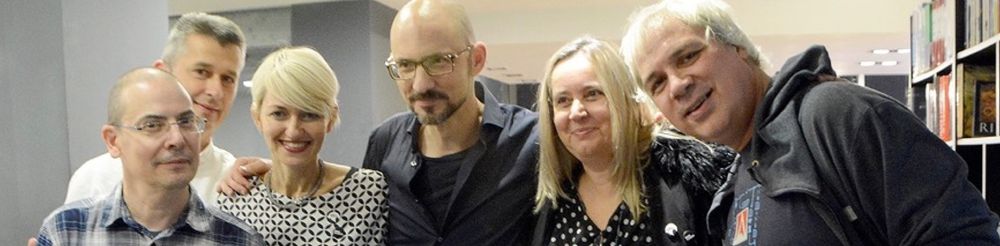 Members of the Simic Quartet at the bookstore event