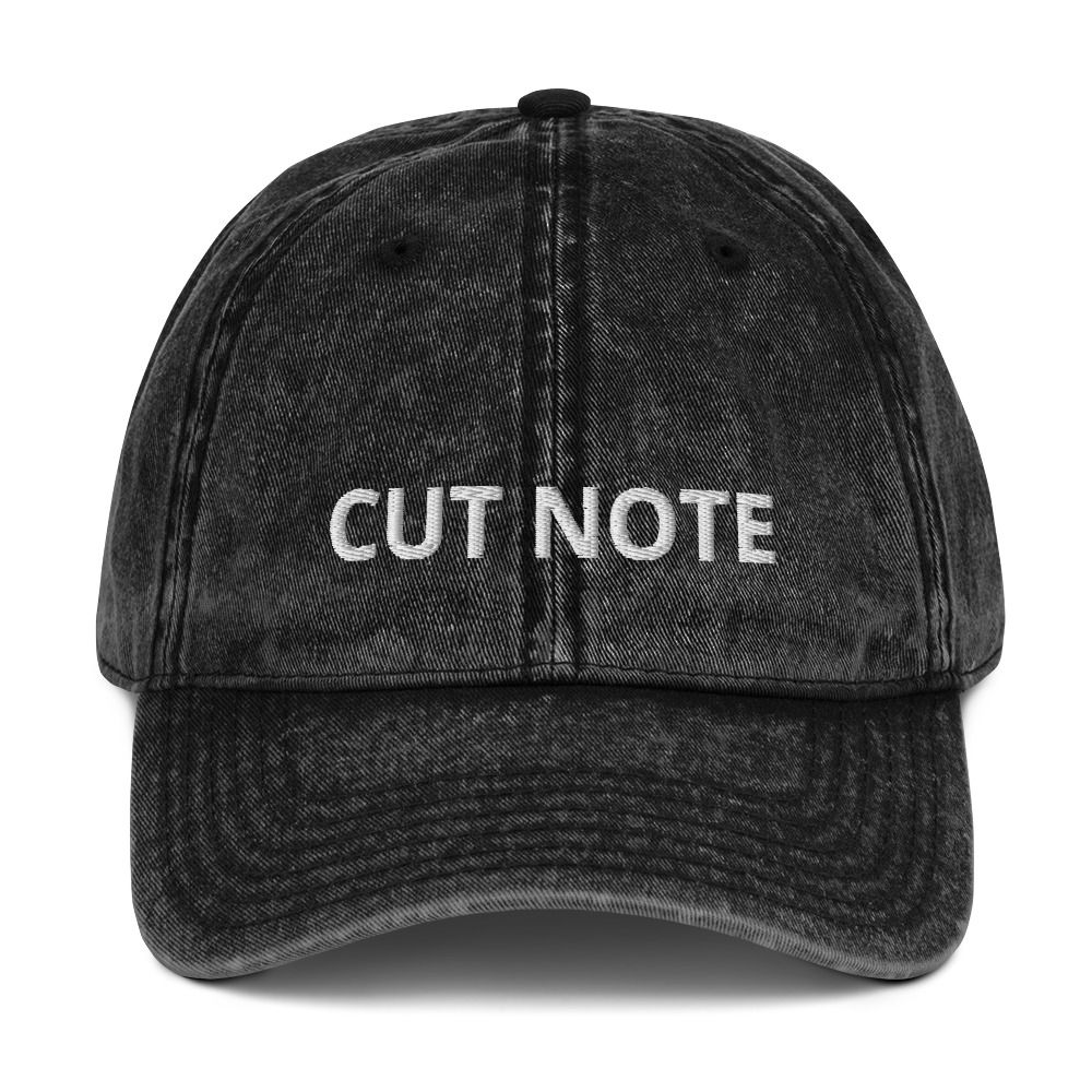 Cut note Vintage Cap | Otto Cap 18-1248
