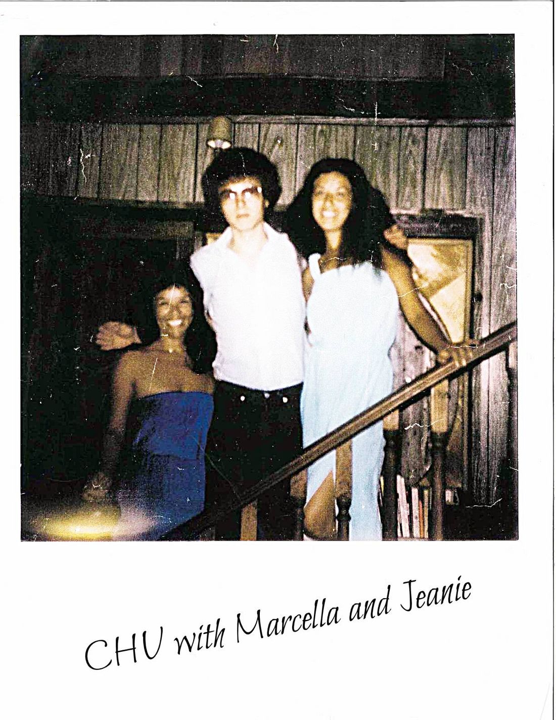 Chuck and 2 cousins.

