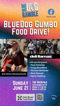 BlueDog Gumbo Food Drive