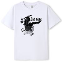 WHITE TROLLEY TEE (free AUS shipping)