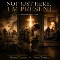Not Just Here, I'm Present by Crown & Cloud Kingdom Music™ | Kingdom Tunes™