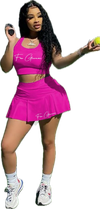 Tennis skirt set