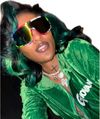 “piedpiper” GREEN VELOUR “G” SET