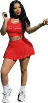 Tennis skirt set