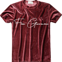 Sincerely G Velour T Shirt  (MEN) 
