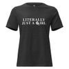 literally just a girl t-shirt