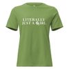 literally just a girl t-shirt