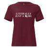 literally just a girl t-shirt