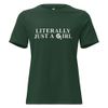 literally just a girl t-shirt