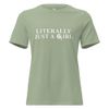 literally just a girl t-shirt