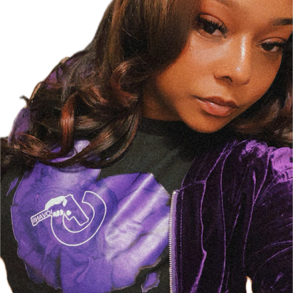 “MOOK” PURPLE VELOUR “G” SET