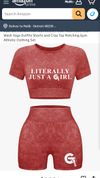 Acid wash Biker short set 
