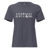 literally just a girl t-shirt