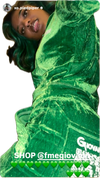 “piedpiper” GREEN VELOUR “G” SET