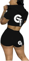 Short Sleeve Hoodie and Short “G” Set