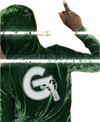 “piedpiper” GREEN VELOUR “G” SET