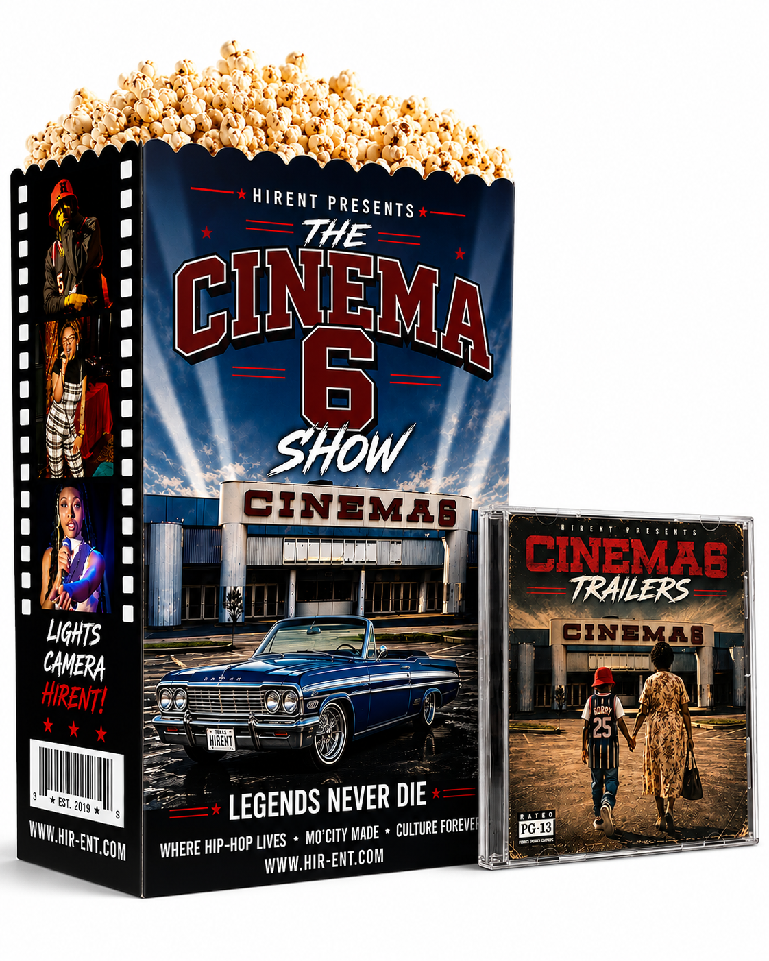 Cinema 6 souvenir Bag & Trailers CD 