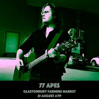 77 Apes. Solo Acoustic at Glastonbury Farmers Market.