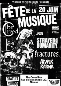 Fete de La musique Namur strayed from humanity / Fractures. / Atypik Karma