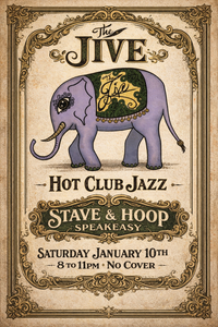 The JIVE at Stave & Hoop Speakeasy