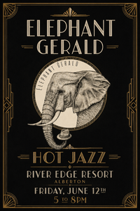 Elephant Gerald at River Edge Resort