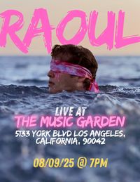 Raoul: LIVE @ The Music Garden