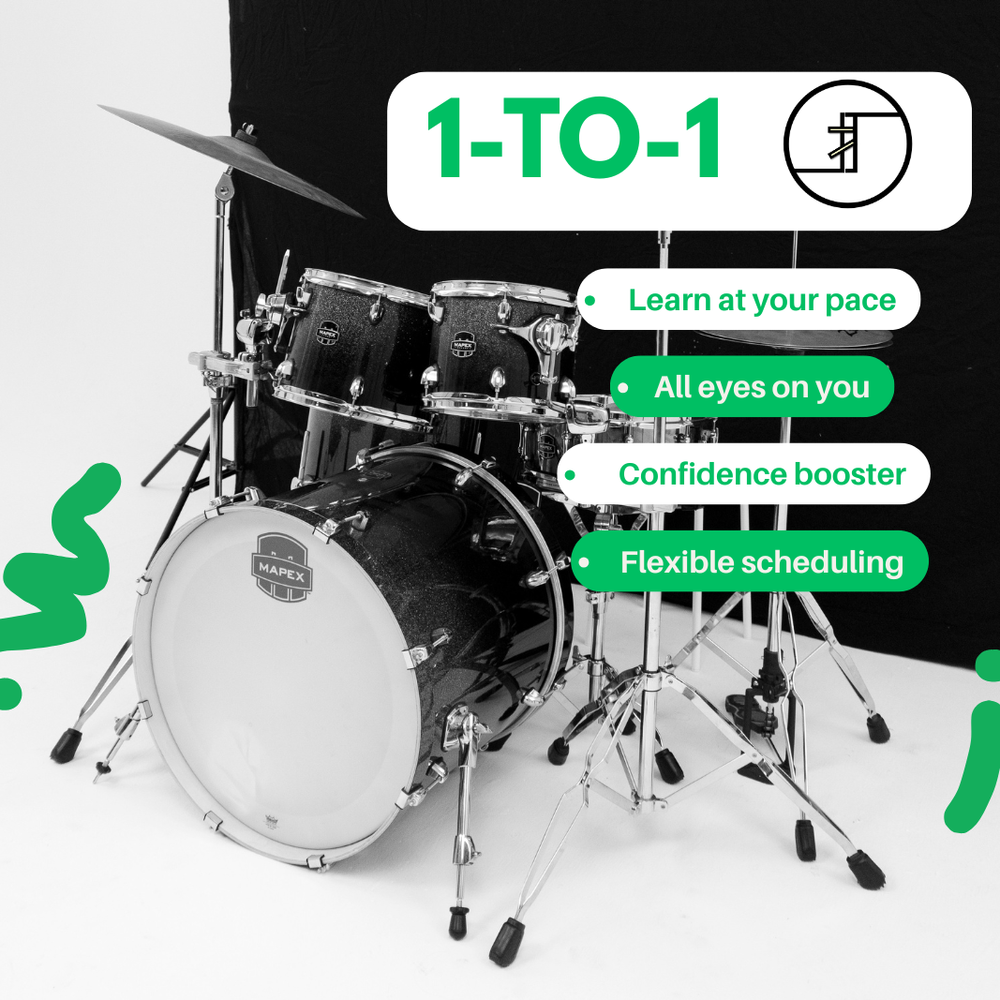 Drum lesson Individual 1-to-1