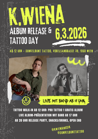 Offizieller "ACHTUNDREISSIG (38)" Album-Release-Day in Koopertation mit DUNKELBUNT Tattoos (mehr Infos bald)