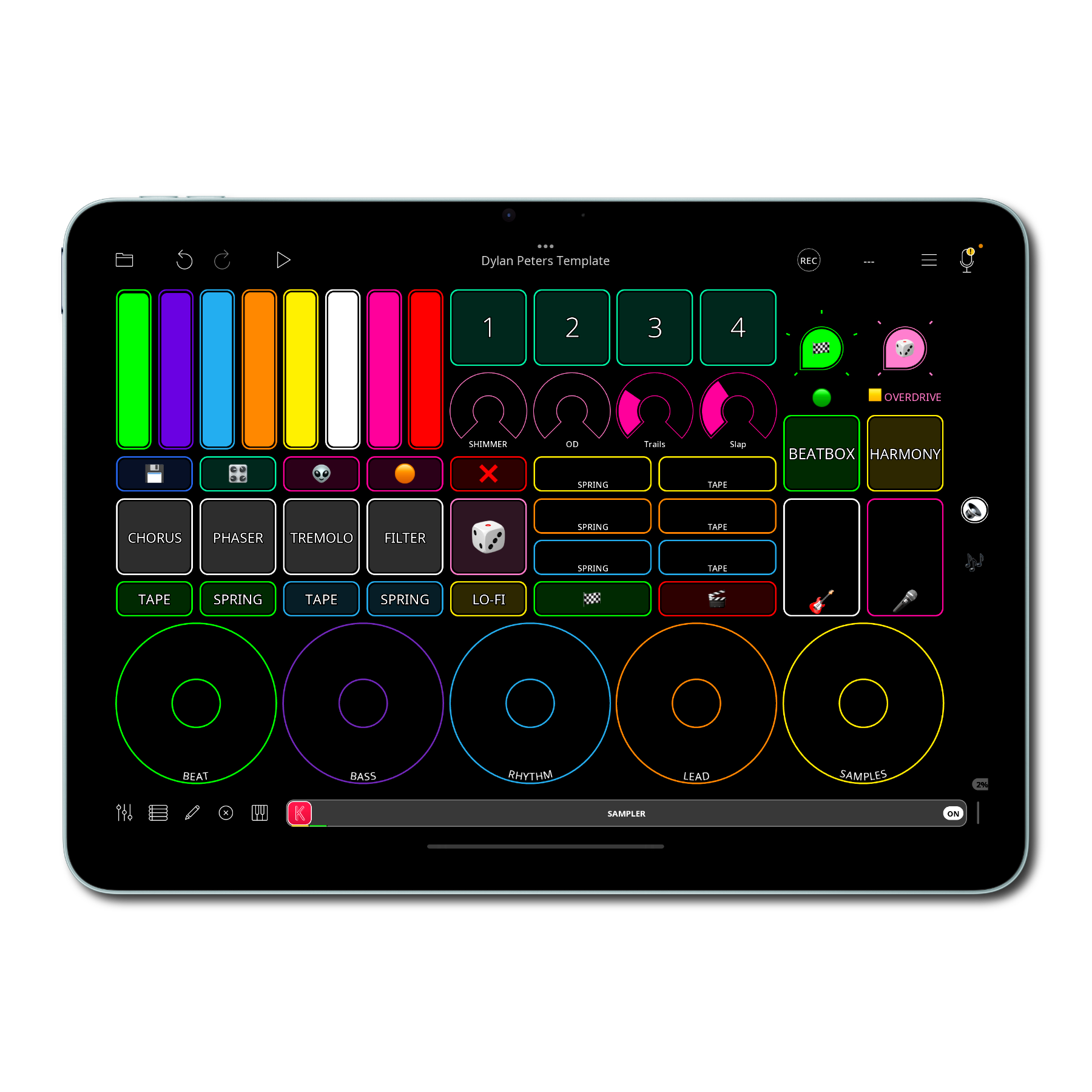 Loopy Pro Template - Dylan Peters