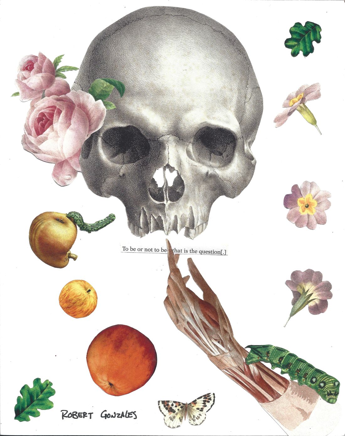 Hamlet in an Unweeded Garden (Paper on Canvas)
