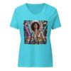 **NEW**ARiiNTE The Disco Days | Women's Relaxed V-Neck T-Shirt | Bella Canvas 6405CVC