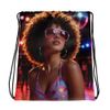 **NEW**ARiiNTE The Disco Days | All-Over Print Drawstring Bag