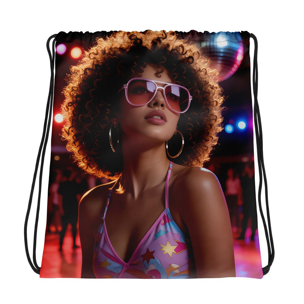 **NEW**ARiiNTE The Disco Days | All-Over Print Drawstring Bag