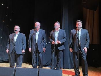 Elvis Das Musical in Europe with The Stamps
Buddy, Ed Enoch, Casey Shepherd, and David Mann
