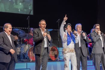 Elvis Das Musical (Germany) - Buddy Bates, Casey Shepard, Graham Patrick (Elvis), Ed Enoch, and David Mann
