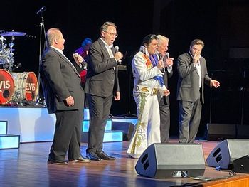 Elvis Das Musical in Europe with The Stamps
Buddy, Casey Shepherd, Graham Patrick Doyle,  Ed Enoch and David Mann
